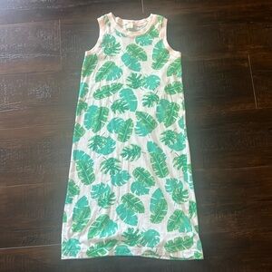 Jcrew Palm Leave Dress